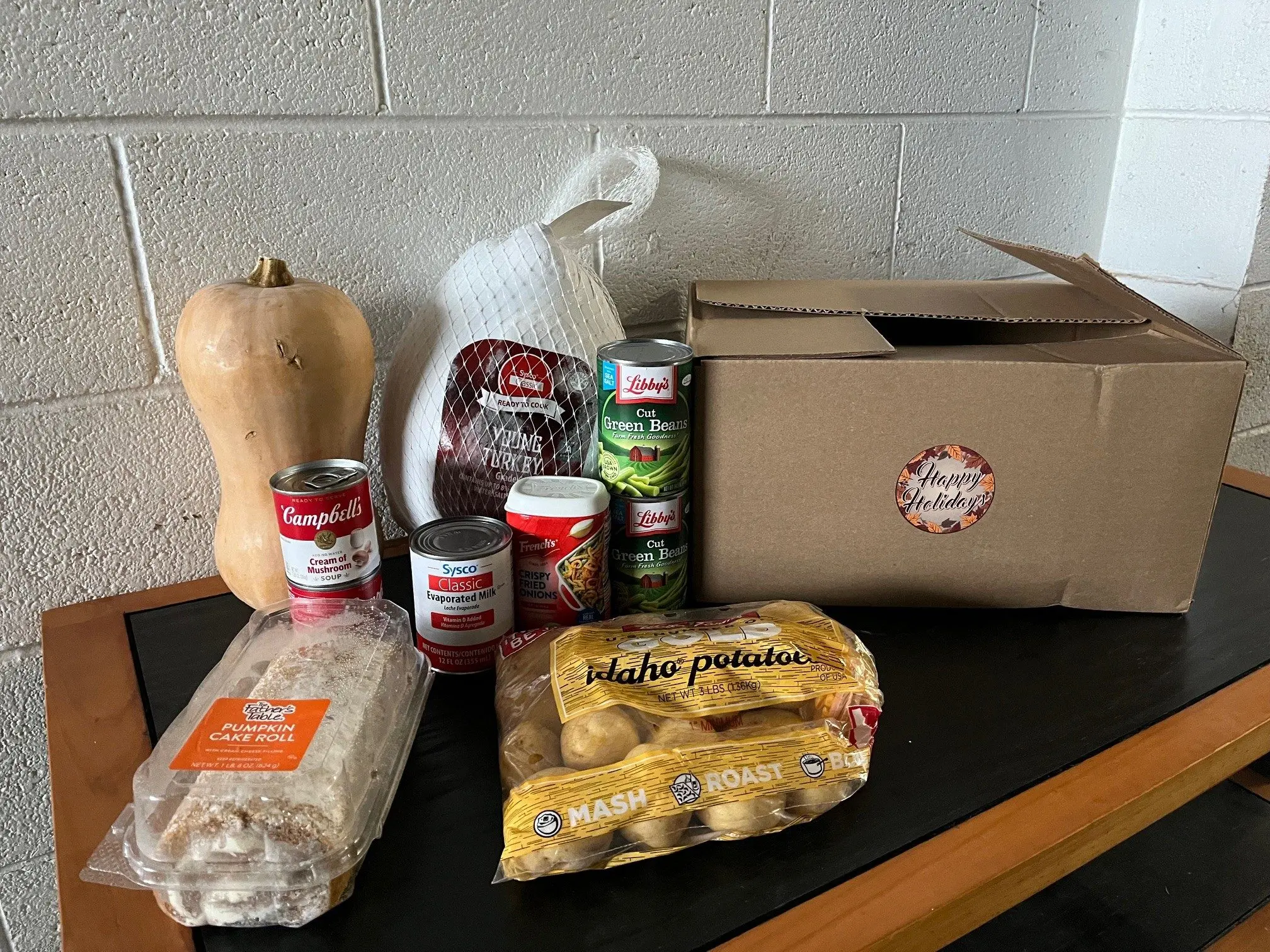 Pokagon Thanksgiving boxes