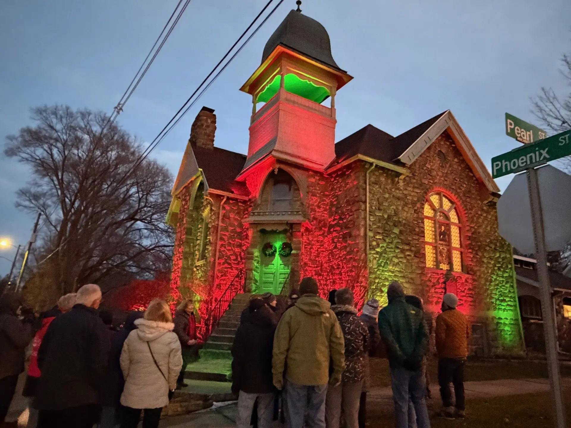 SH Scott Club xmas lights