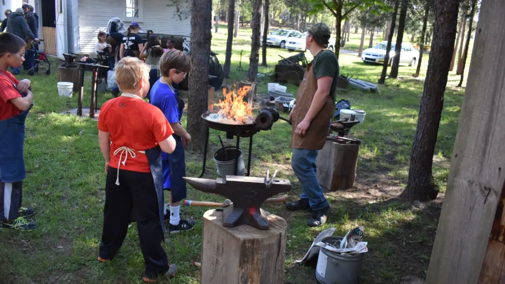 Flywheelers museum blacksmith