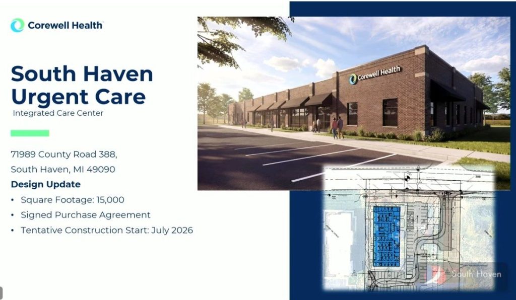 South Haven city leaders excited about new Corewell facility