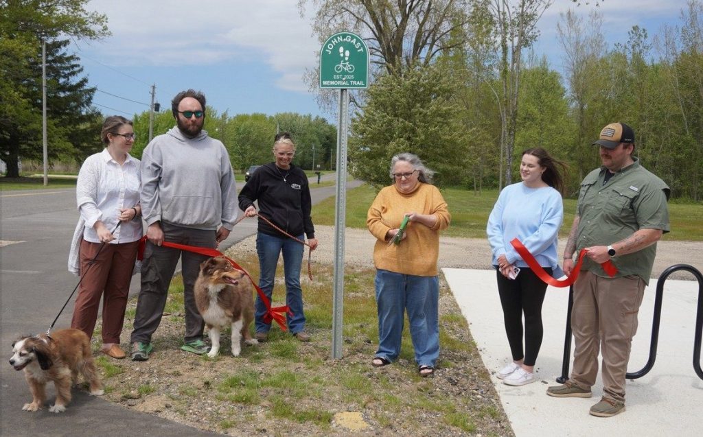 Ribbon cutting held for new trail in Lake Township | Moody on the Market