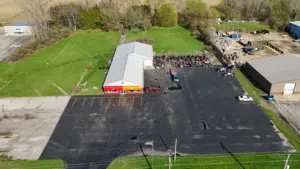 Mid County Lawn aerial