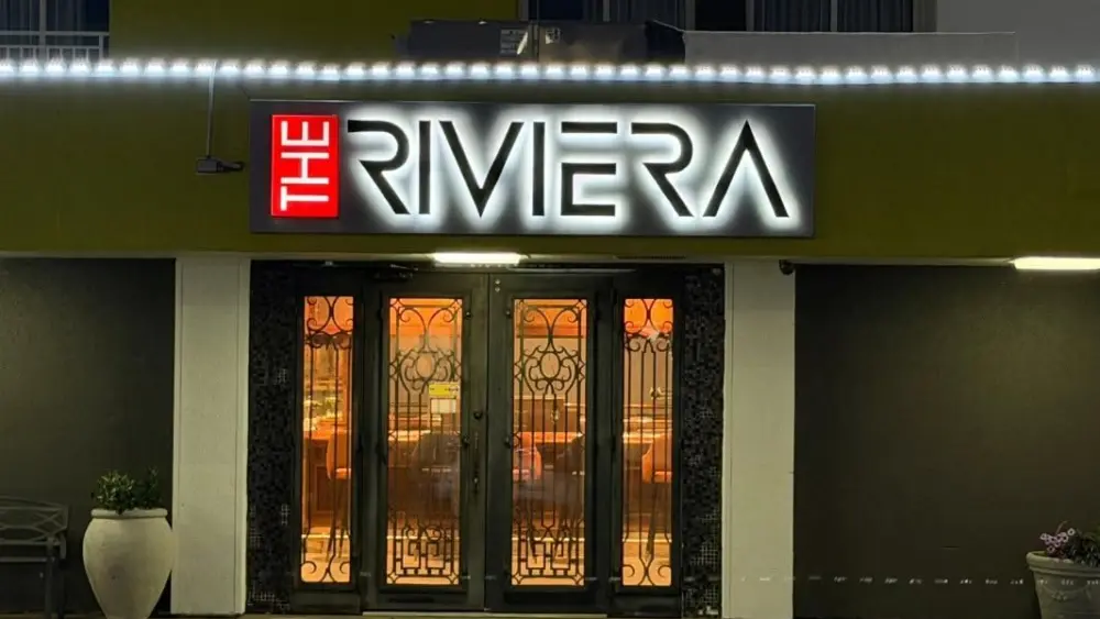 Riviera entrance