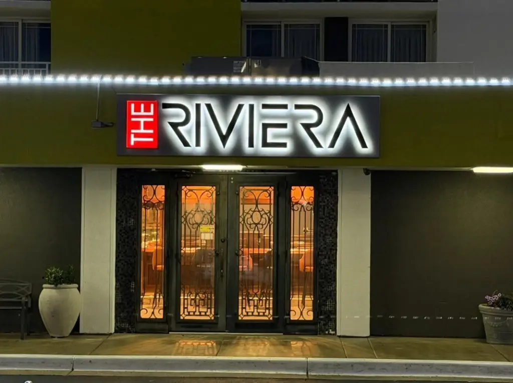 Riviera entrance