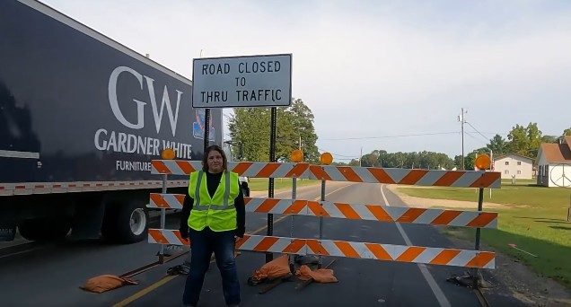 Road Commission issues reminder about obeying Road Closed barricades