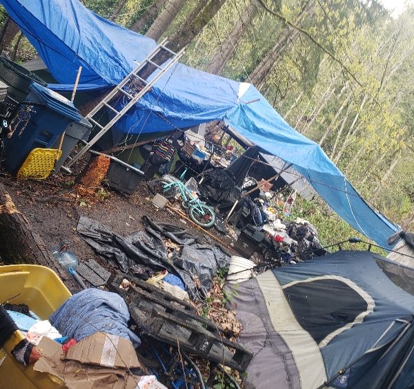 Homeless camp, Kent WA 2023