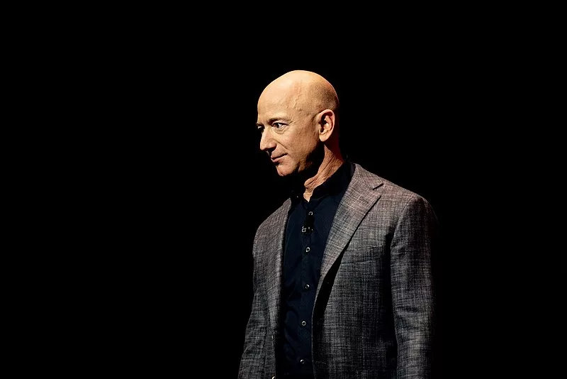 Jeff Bezos, founder of Amazon.com and Blue Origin in 2019