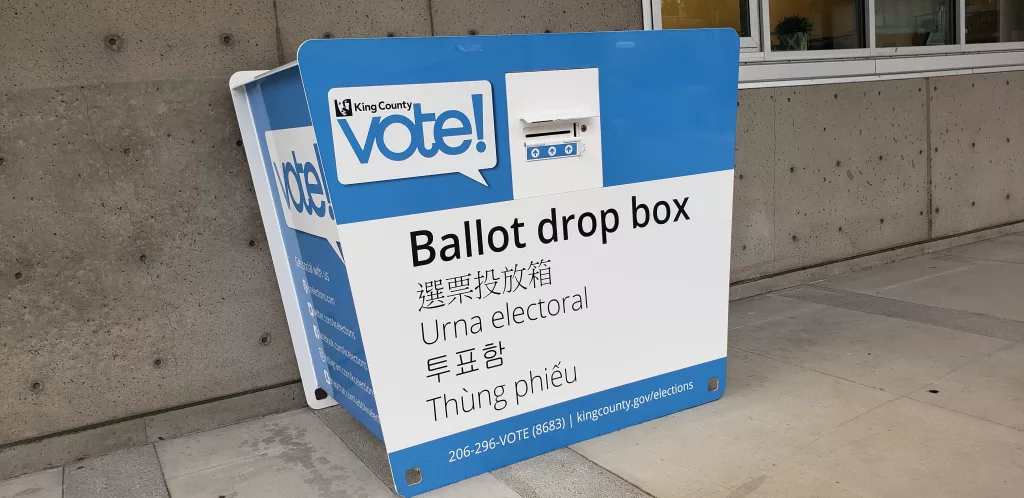 King Co. Election drop box