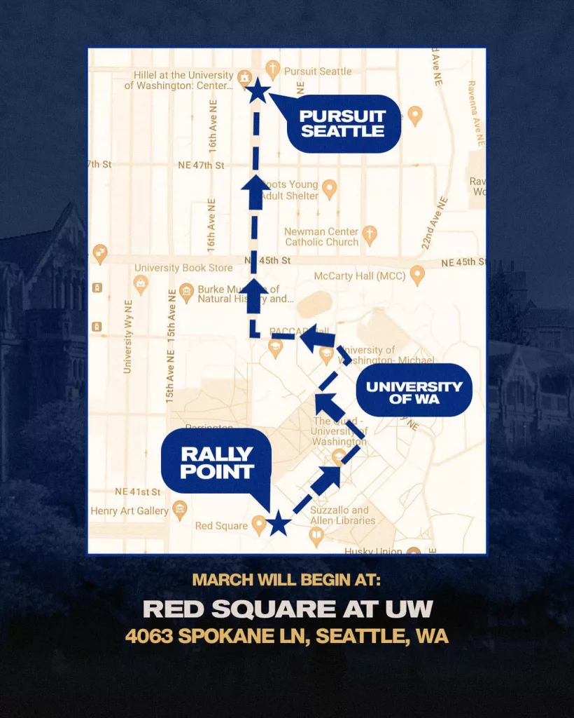 Pursuit Church invites public to ‘United for Israel’ Rally at UW