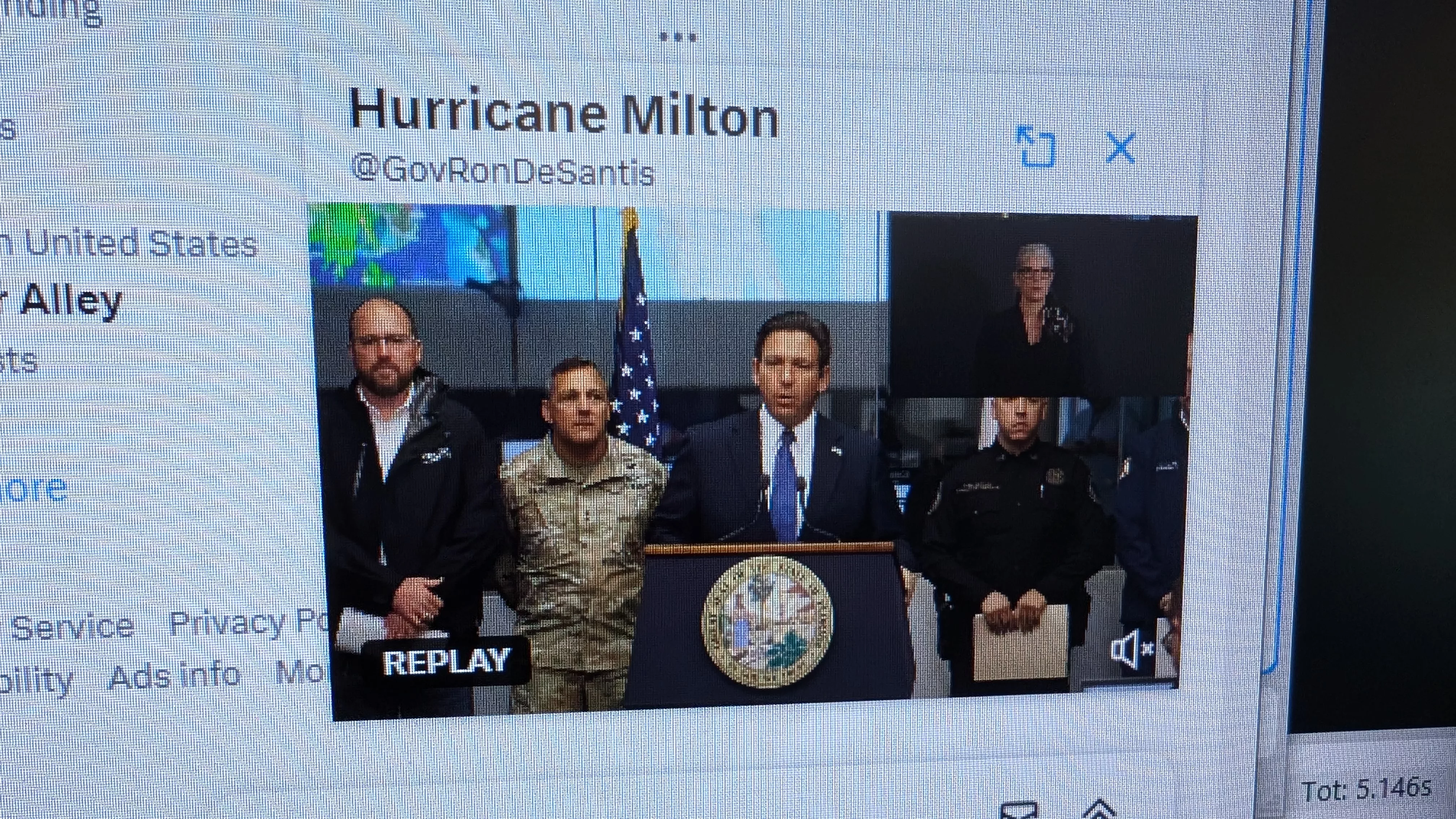 Hurricane Milton, Florida, storm, Ron DeSantis