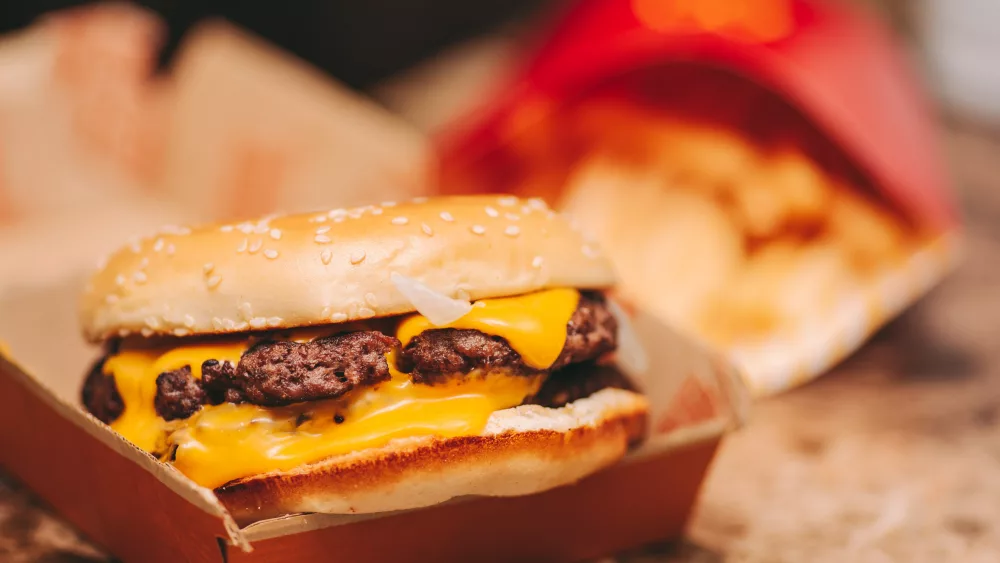 fast-food-hamburger-sitting-on-coffee-table