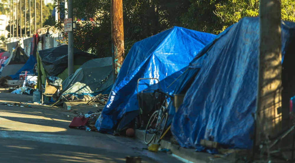 Homeless tents