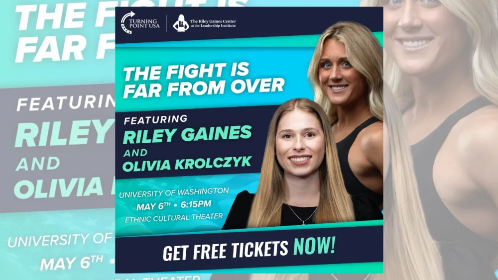 The dynamic duo of Riley Gaines and Olivia Krolczyk will be back Tuesday at the University of Washington in Seattle.