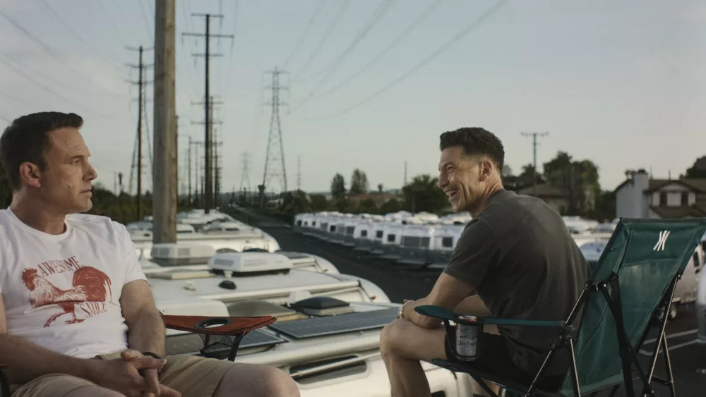 Christian Wolff (Ben Affleck) and Brax (Jon Bernthal) in THE ACCOUNTANT 2 Photo Credit: Courtesy of Amazon MGM Studios © Amazon Content Services LLC