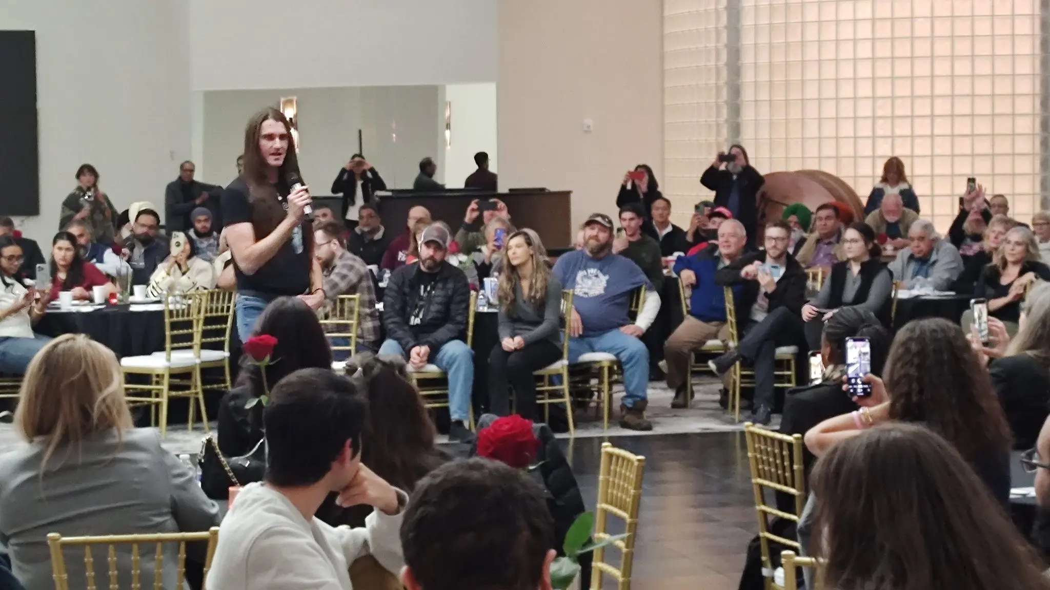 Photo by Jim Walsh - Scott Presler's 10th (and final) event in 5 days in WA. Over 500 people gathered in Kent to talk about fixing what's broken in our beautiful state. Starting with the WA Voter ID Initiative. Before Presler arrived, we had less than half of the signatures we need to qualify the initiative. Now we have slightly more. And our numbers are growing fast. His visit has been exactly what we needed--an energizing jolt to our efforts. Requiring Proof of Citizenship when people register to vote in WA will restore trust in our elections. It will boost voter turnout. It will help heal many wounds. Ari Hoffman, Brandi Kruse, Turning Point USA and other people joined the crowd. The energy was amazing. Thanks to Neet Grewal and her extended family for hosting. And thanks to Presler kicking this project into high gear!