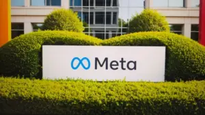 Meta company sign in front of the headquarters building in menlo park^ california^ usa^ in may 2023 - New York City^ 17 October 2025