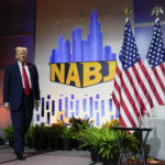 Trump's combative meeting with Black journalists