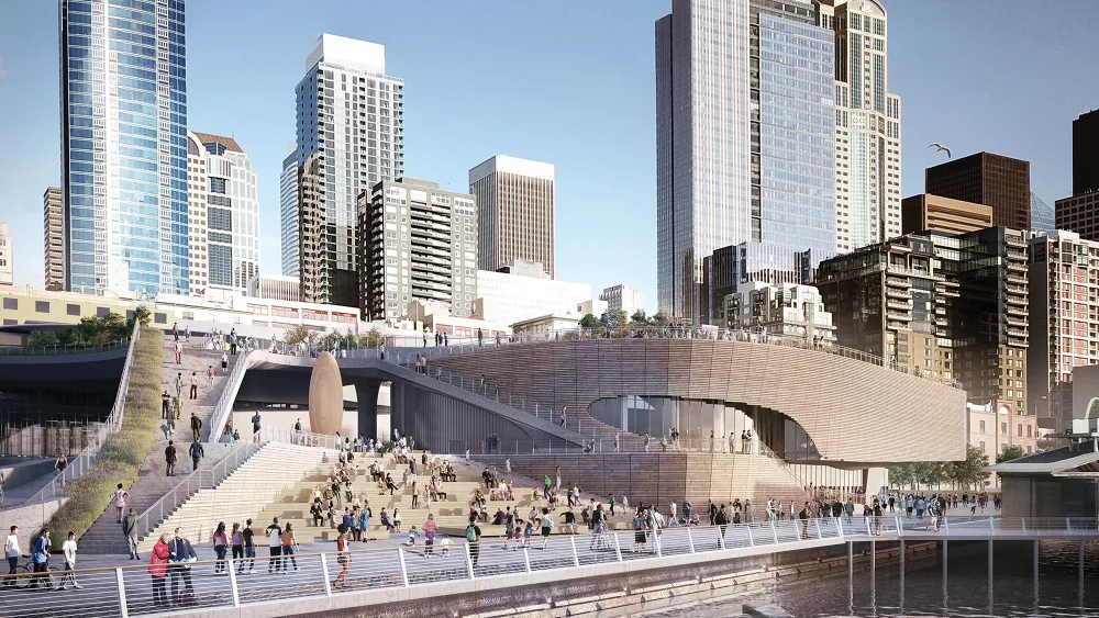 The new Ocean Pavillion makes Seattle Aquarium a center piece of waterfront redevelopment