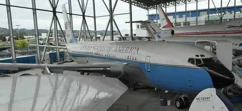 A 1959 Boeing 707 served as the first jet-powered Air Force One