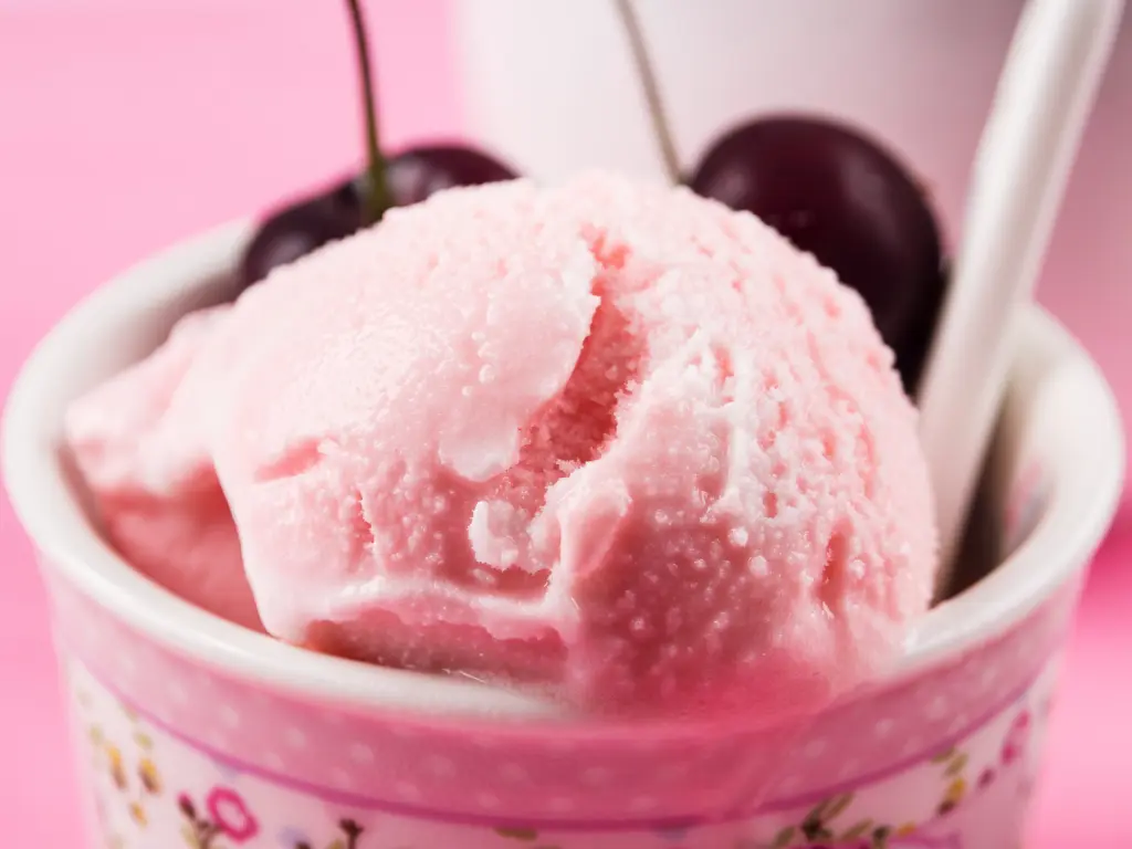 cherry ice cream