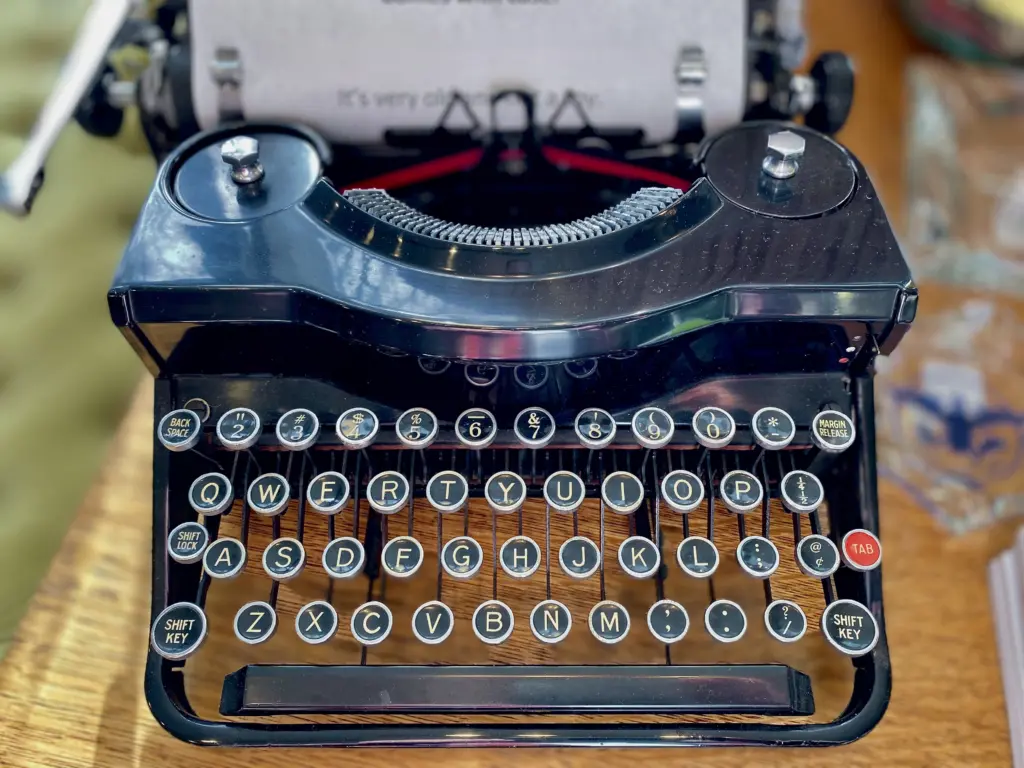 old typewriter