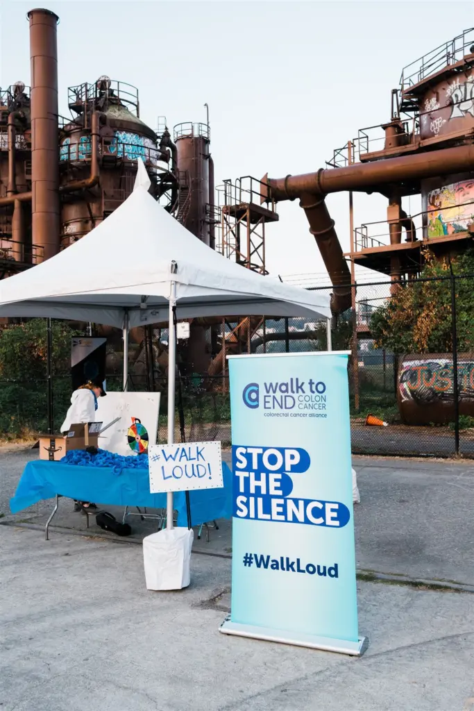 The 4th annual Seattle Walk Loud October 4th supports the regions colorectal cancer survivors