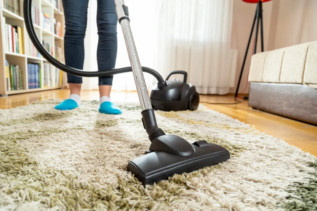 vacuuming