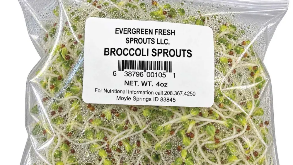 Evergreen Fresh-branded broccoli sports. (Image courtesy of the FDA)