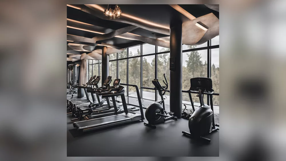 A gym with treadmills and other cardio equipment.