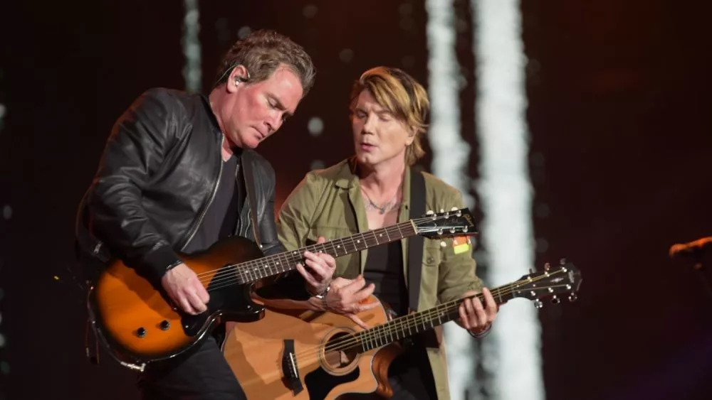 Goo Goo Dolls perform at Rock in Rio. RIO DE JANEIRO^ BRAZIL^ SEPTEMBER^ 29^ 2019