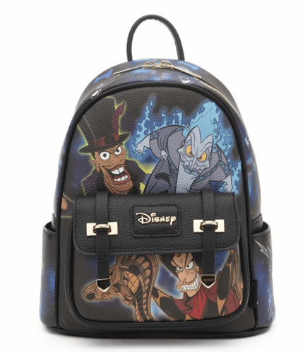 WondaPop Disney Villains Dr. Facilier, Hades and Jafar backpack