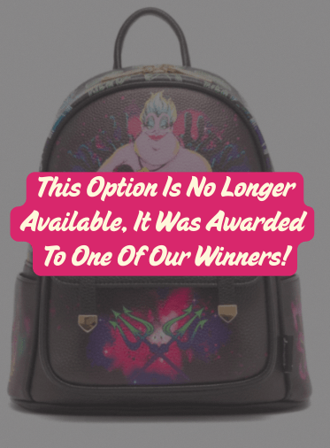WondaPop Disney Ursula Tentacles of Terror mini backpack