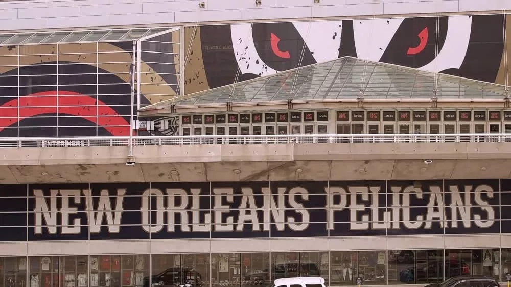 New Orleans - December 29^ 2021: Smoothie King Center home of NBA's New Orleans Pelicans