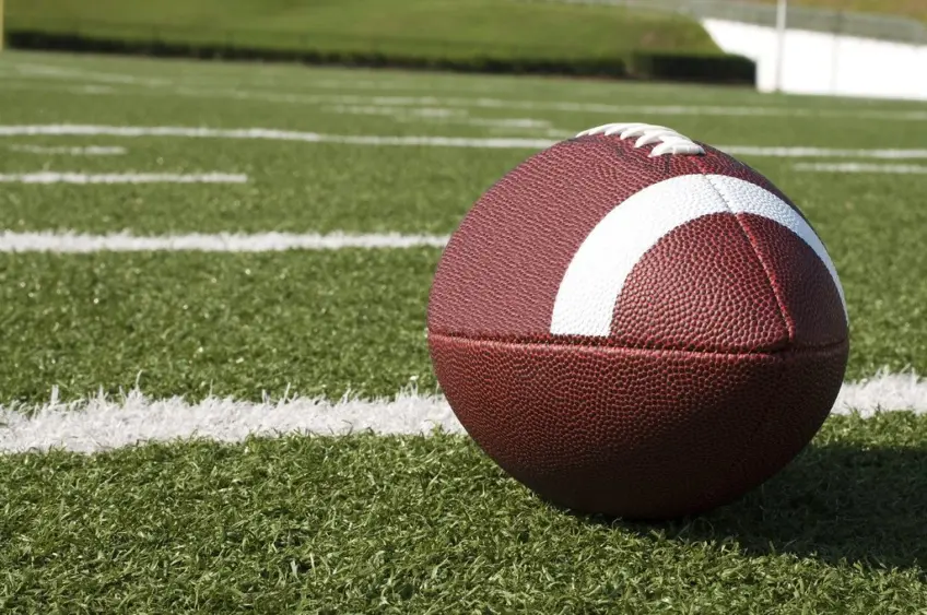 closeup-of-american-football-on-field