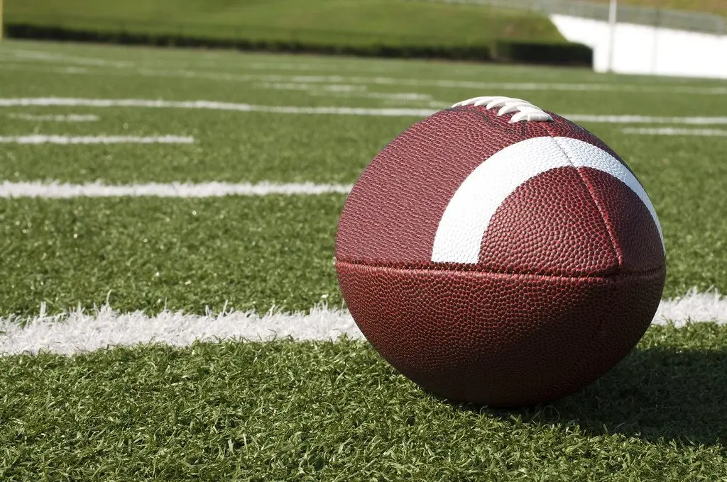 closeup-of-american-football-on-field
