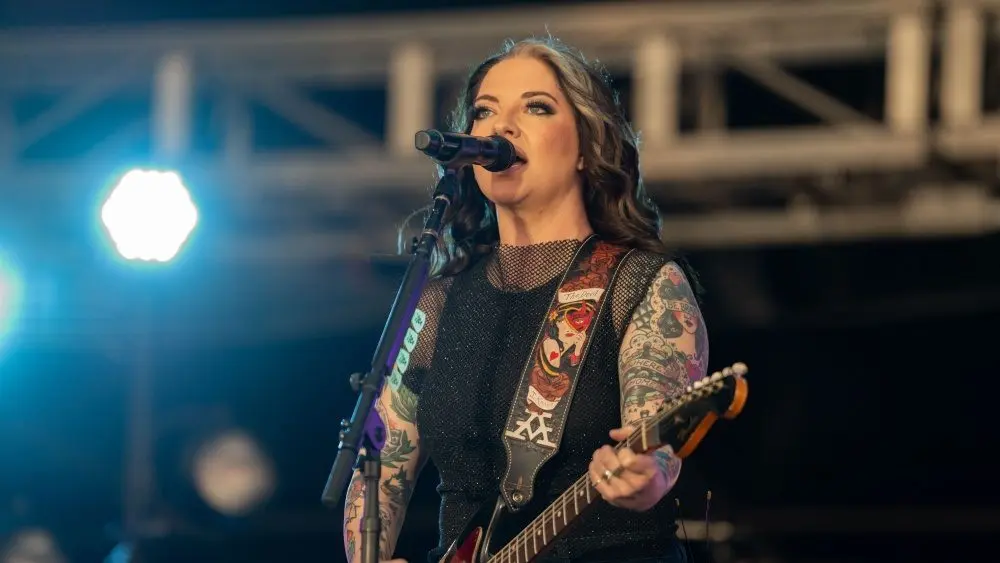 Ashley McBryde performs in concert on April 5^ 2024 in Fort Lauderdale^ Florida. The performance was part of the Tortuga Music Festival.
