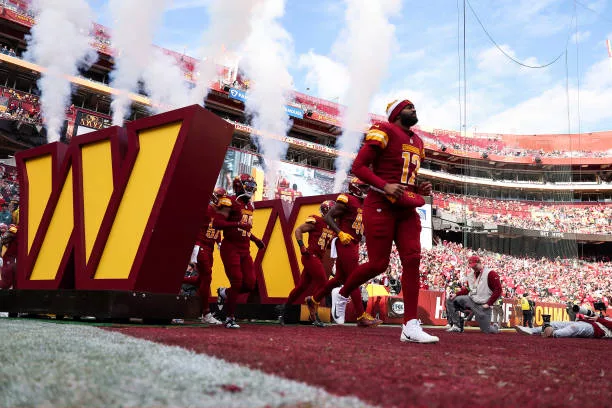 landover-maryland-jacoby-brissett-of-the-washington-commanders-takes-the-field-prior-to-a998204