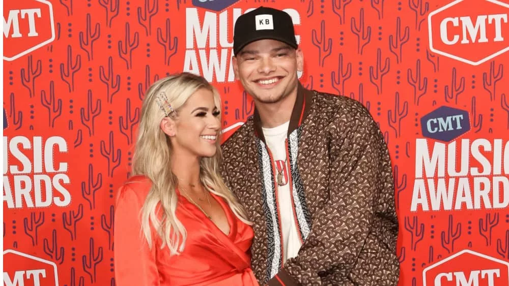 Kane Brown^ wife Katelyn at the 2019 CMT Music Awards at Bridgestone Arena on June 5^ 2019 in Nashville.