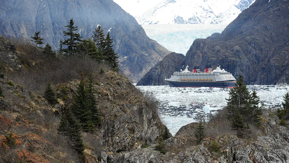 Disney Ship Alaska Mountains