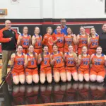 The Vienna Lady Eagles pose for a team picture after earning a share of the Black Diamond West Conference championship. Photo by Hunter Whitecotton/Southern Focus Photography
