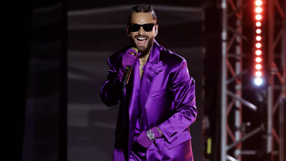The 24th Annual Latin Grammy Awards - Show SEVILLE, SPAIN - NOVEMBER 16: Maluma performs onstage during The 24th Annual Latin Grammy Awards on November 16, 2023 in Seville, Spain. (Photo by Kevin Winter/Getty Images for Latin Recording Academy)