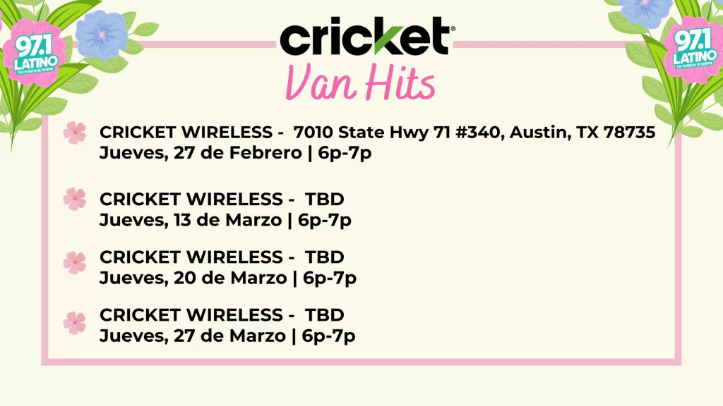 Cricket Wireless Van-Hits