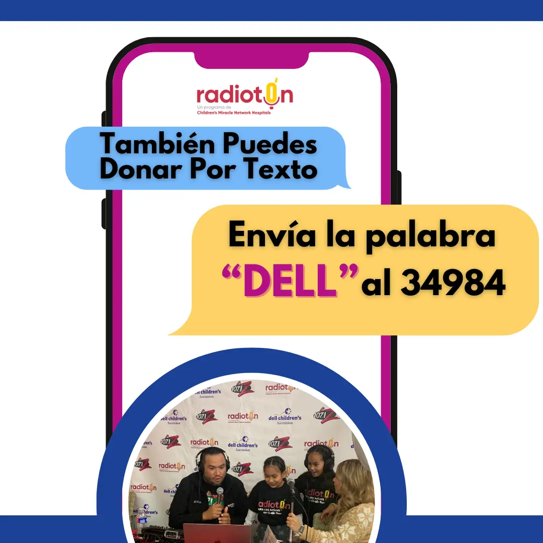 Text To Donate "Dell 34984"