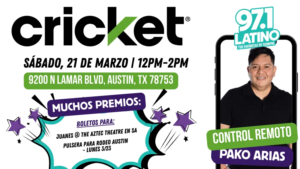 Cricket Wireless Remoto - 3/21