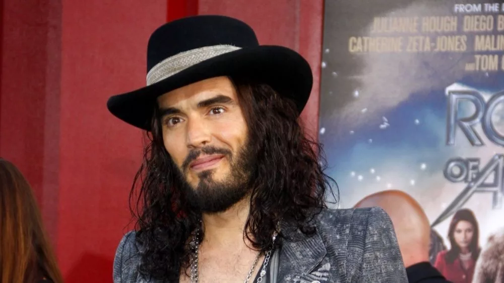 Russell Brand at the World premiere of 'Rock of Ages' held at the Grauman's Chinese Theatre in Hollywood^ USA on June 8^ 2012.