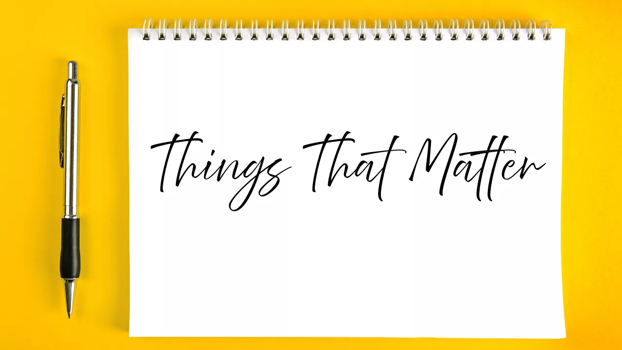 things-that-matter