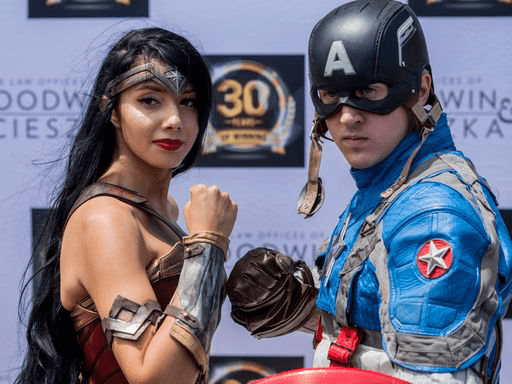 Wonder Woman and Captain America