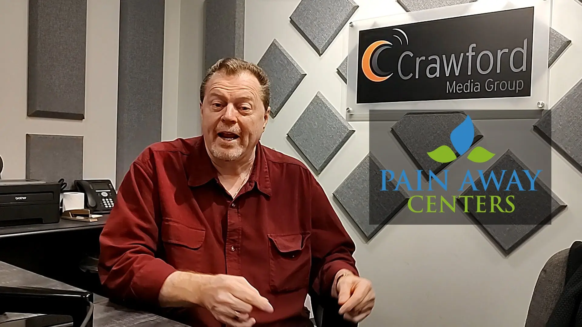 video poster for Bob Dutko testimonial for Pain Away