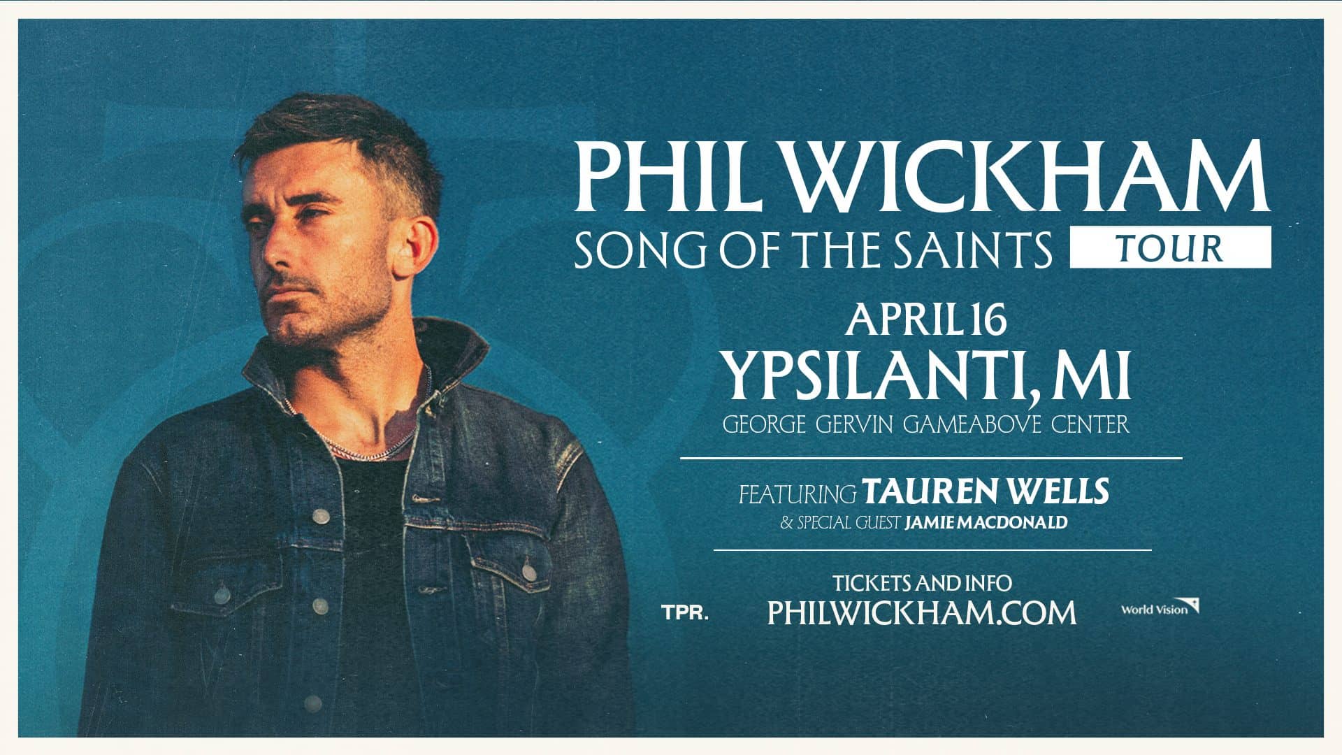 Phil Wickham at EMU poster