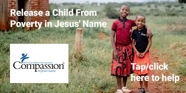Compassion International Donation banner